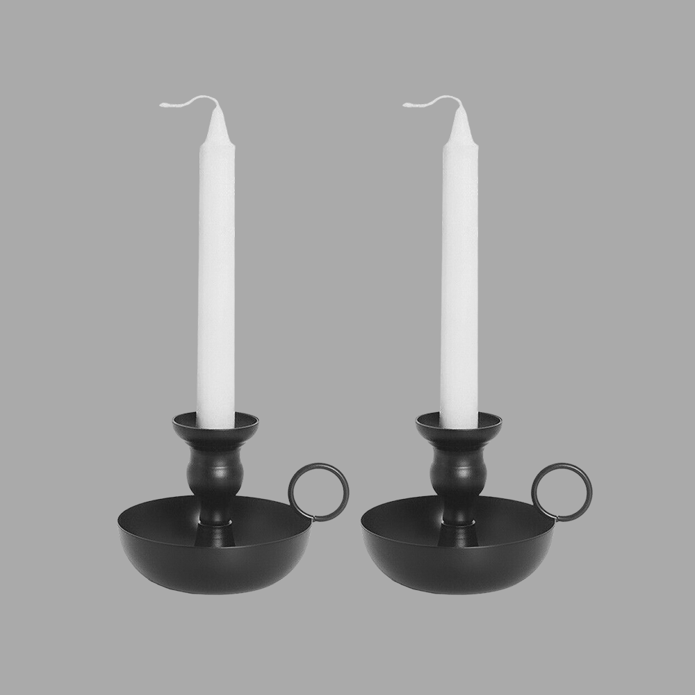 TWO CANDLE HOLDERS